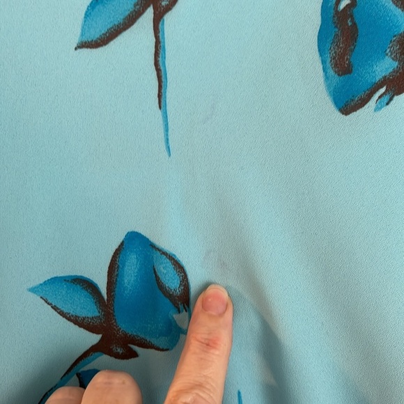 Vintage accomplice cottage core blue dress size small - Picture 5 of 7